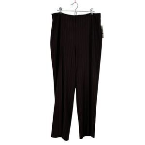 NWT Vintage David Brooks Brown Straight Leg Dress Pants Women’s 18